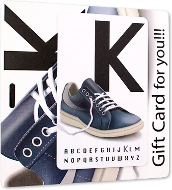Esempio di gift card