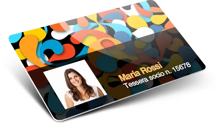 Badge in plastica PVC