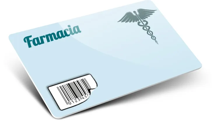 Cards per farmacie con codici a barre